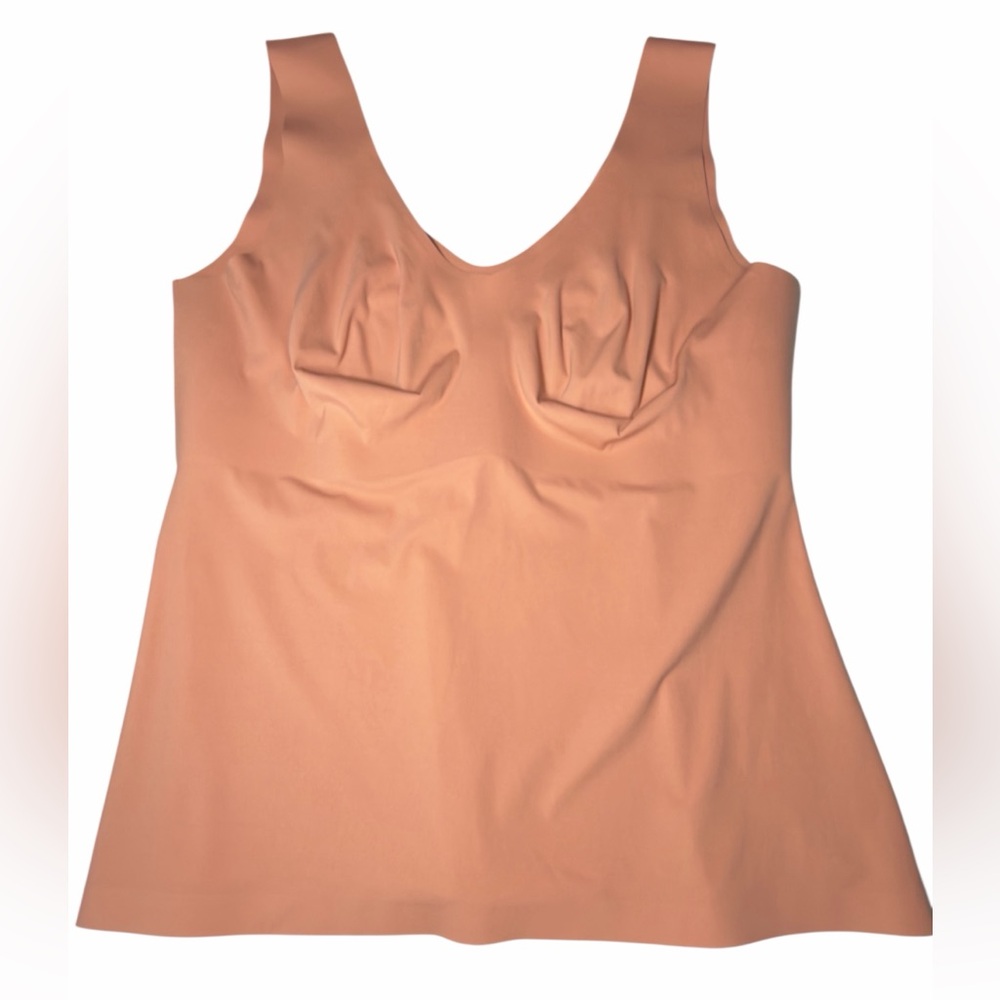 Knix Nude XXXL LuxeLift Scoop Neck Tank Built In Wireless Shapewear no Padding